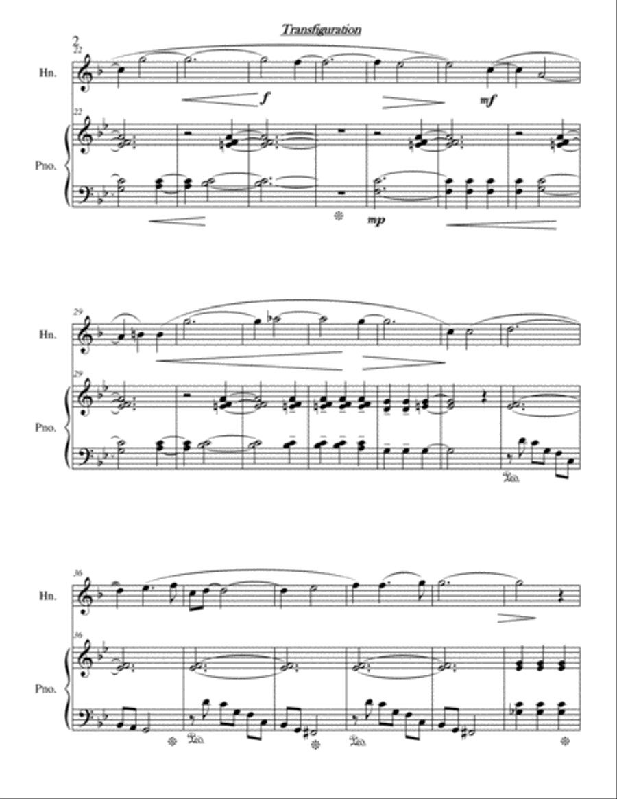 Transfiguration Piano scores gallery preview page 3