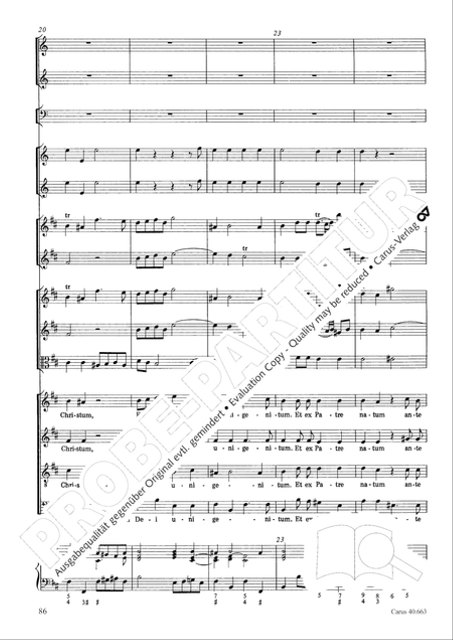 Mass in D minor (Missa in d) ATB scores gallery preview page 102