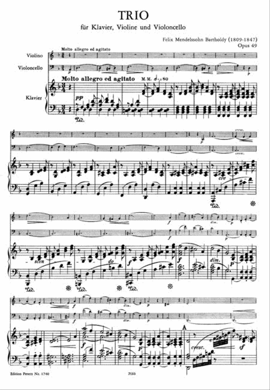 Piano Trios - Complete Piano Trio scores gallery preview page 2