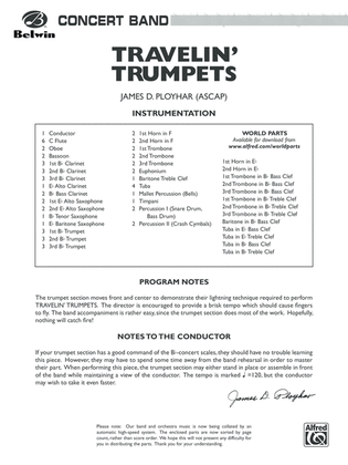 Travelin' Trumpets: Score