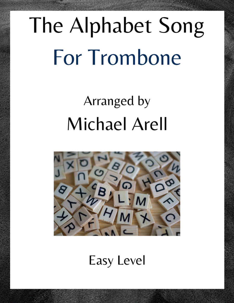 The Alphabet Song--Easy Trombone Trombone Solo scores gallery preview page 1