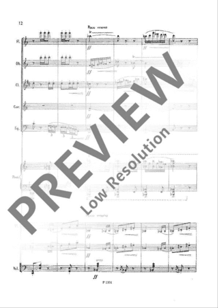 Nonet Piano scores gallery preview page 13