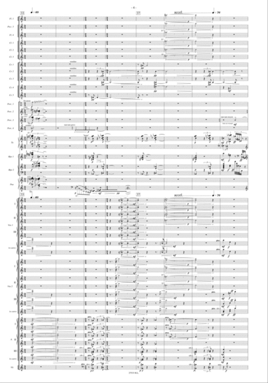 Le Partage Des Eaux Orchestra scores gallery preview page 5