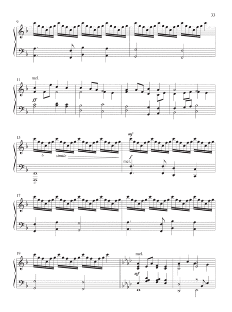 Fill the Earth with Songs Piano Solo scores gallery preview page 21