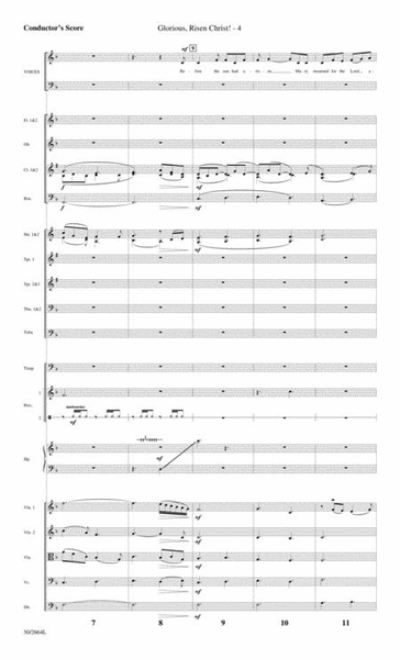 Glorious, Risen Christ! - Orchestral Score and Parts