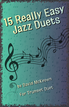 Book cover for 15 Really Easy Jazz Duets for Trumpet Duet