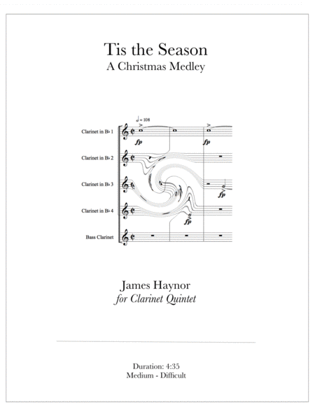 Tis the Season for Clarinet Quintet image number null