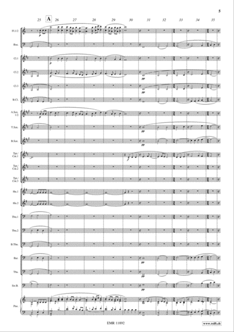 Bless The Lord, My Soul Concert Band scores gallery preview page 6