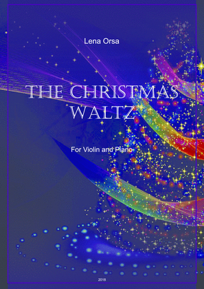 Book cover for The Christmas Waltz for Violin and Piano