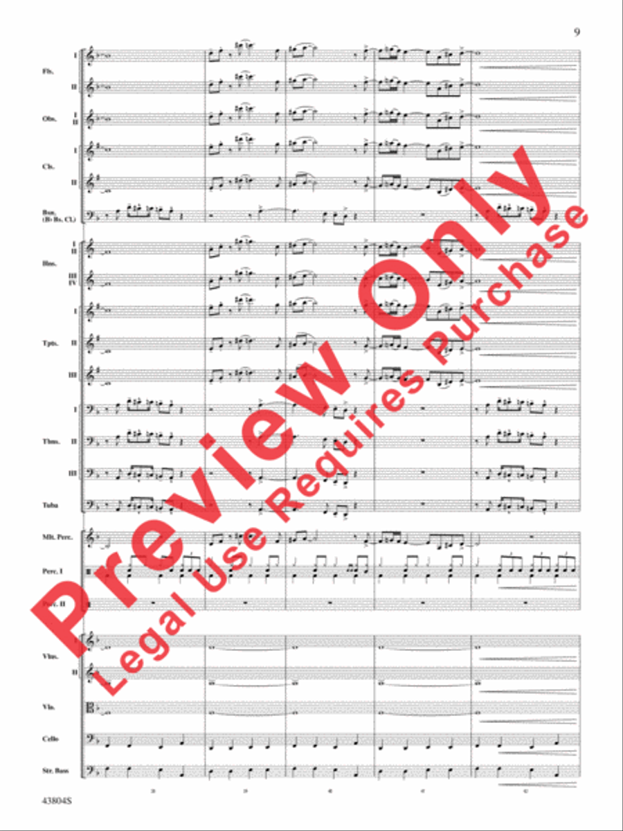 James Bond Theme Full Orchestra scores gallery preview page 10