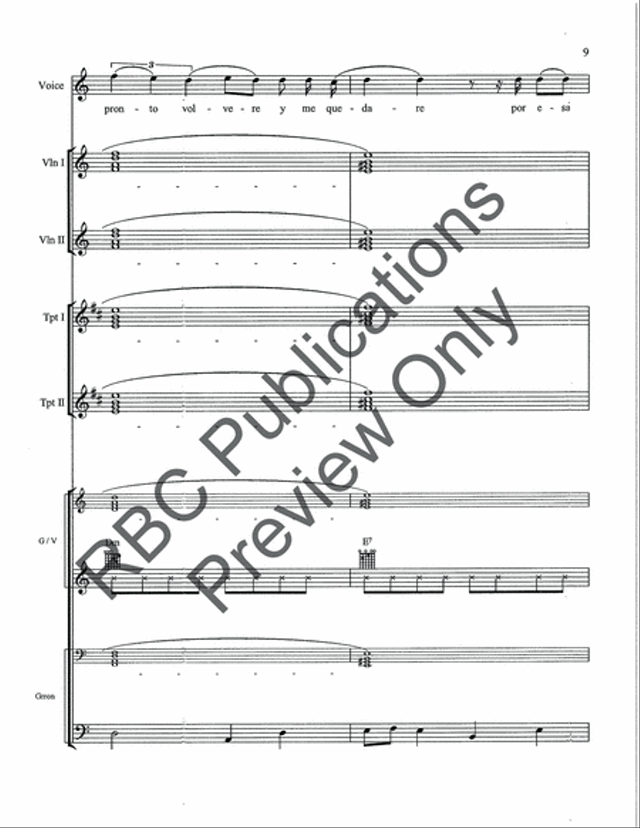 Y Volvere Voice scores gallery preview page 11