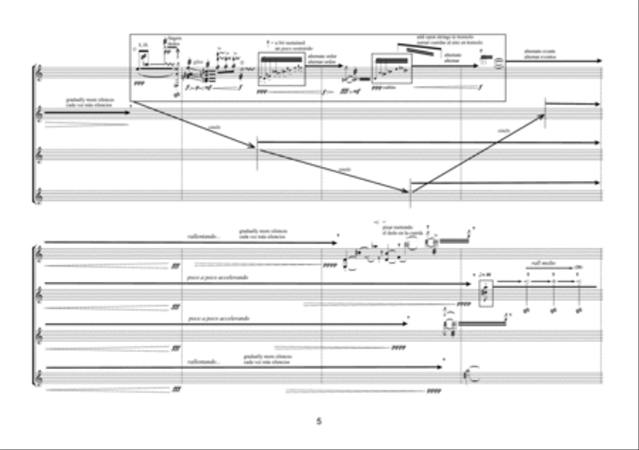 Tracto for Guitar Quartet Guitar Ensemble scores gallery preview page 4