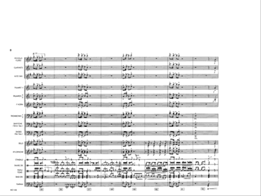 Spanish Fever Marching Band scores gallery preview page 9