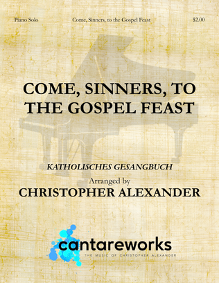 Book cover for Come, Sinners, to the Gospel Feast