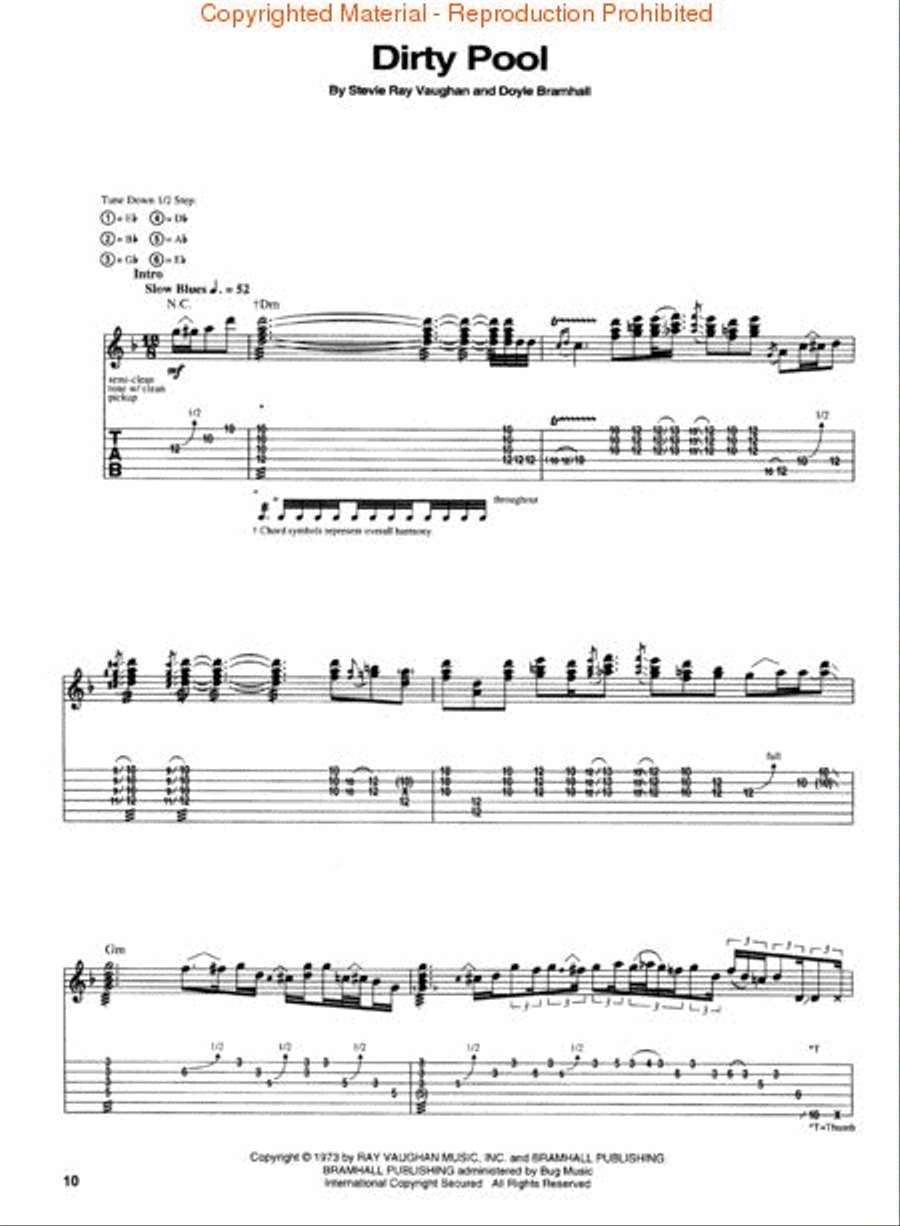 Stevie Ray Vaughan – Lightnin' Blues 1983-1987 Electric Guitar scores gallery preview page 3