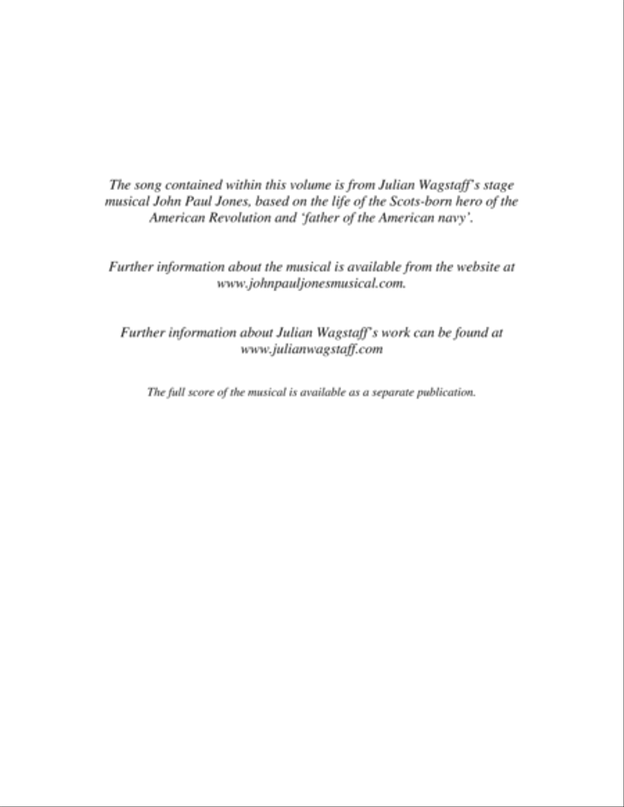 Men of Wealth and Privilege - song from the musical John Paul Jones SA scores gallery preview page 2