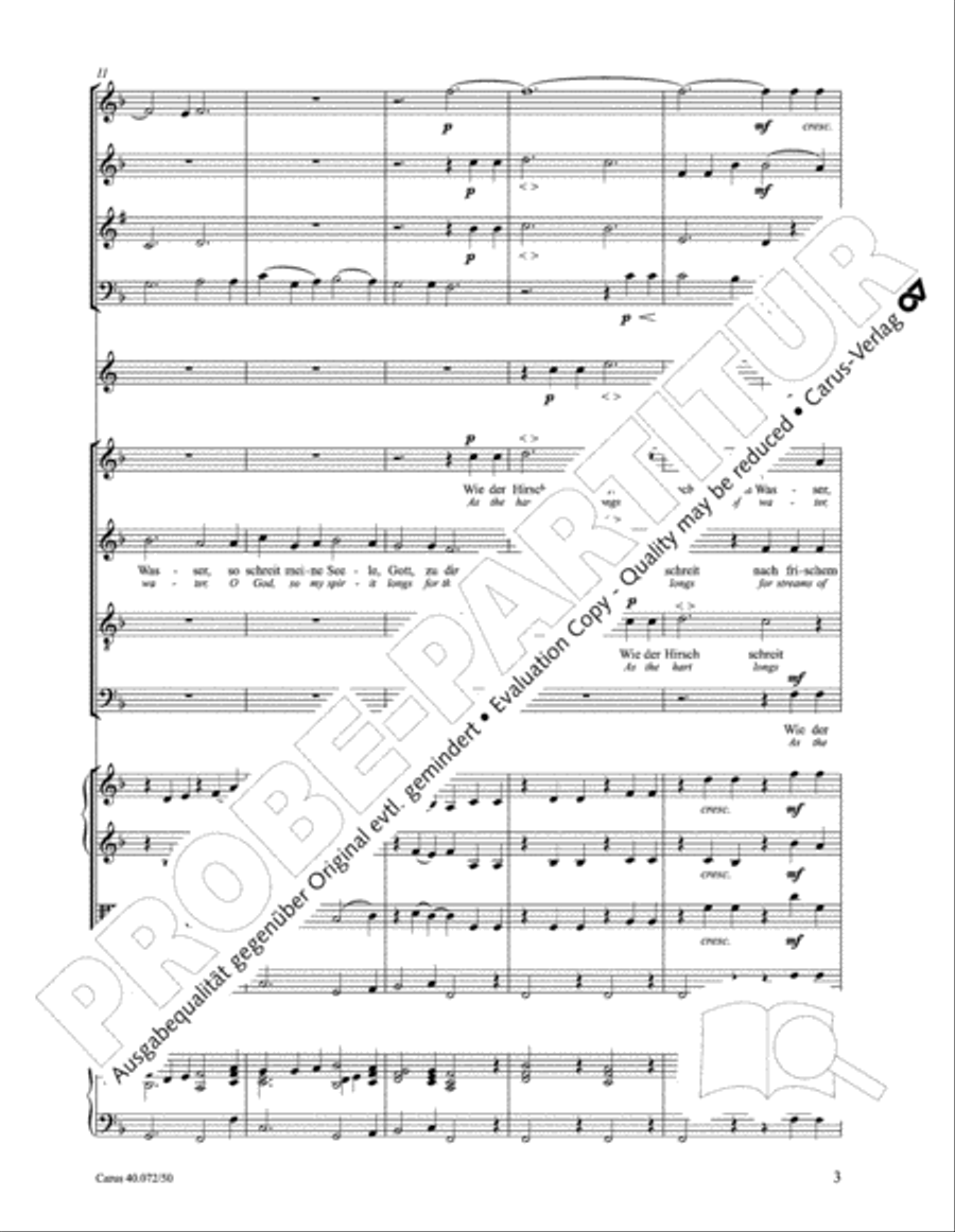 Psalm 42 4-Part scores gallery preview page 8