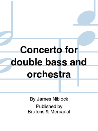 Concerto for double bass and orchestra
