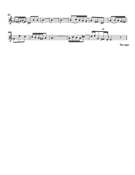 Buss und Reu from Matthaeuspassion BWV 244/6 (arrangement for 4 recorders) image number null