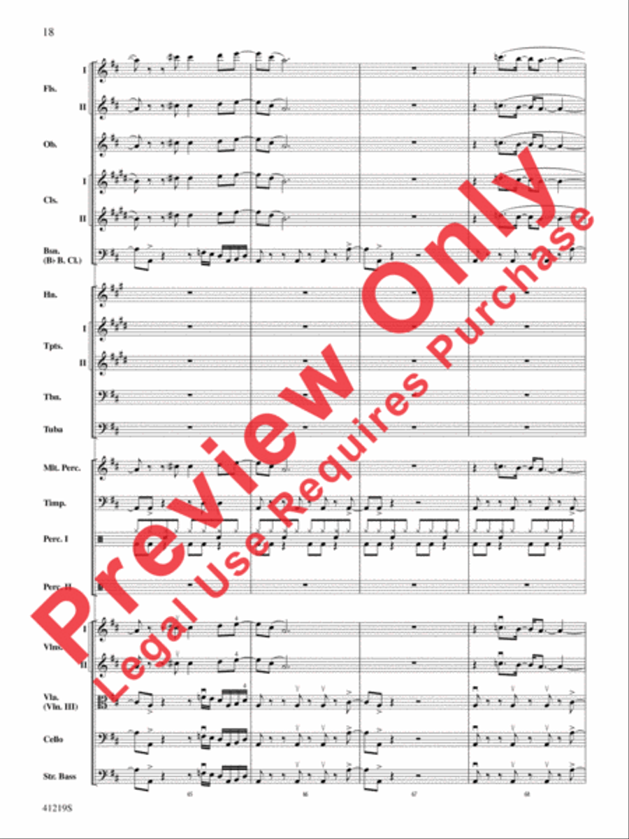 Led Zeppelin Reunion Full Orchestra scores gallery preview page 19