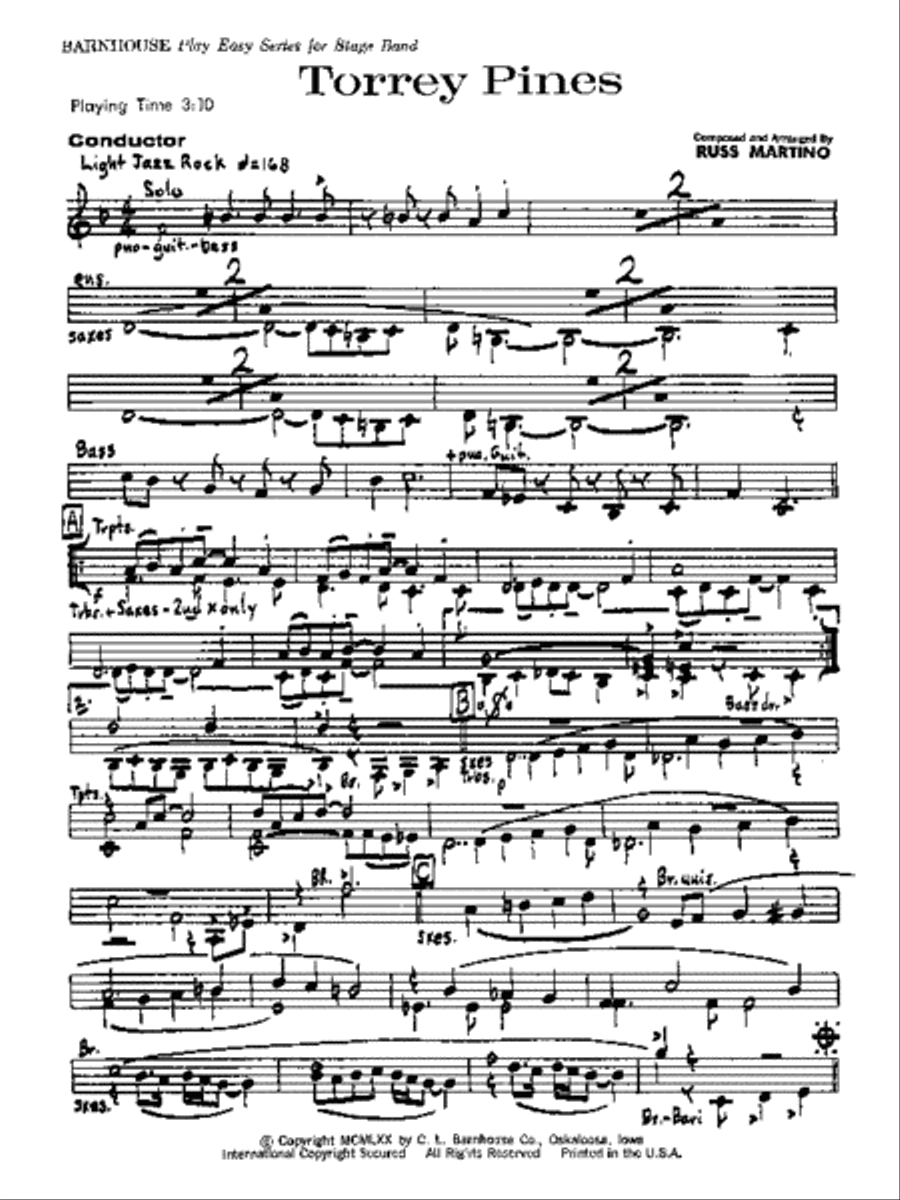 Torrey Pines Torrey Pines Jazz Ensemble scores gallery preview page 2