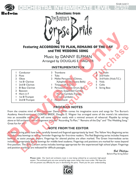 Selections form Tim Burton's Corpse Bride image number null