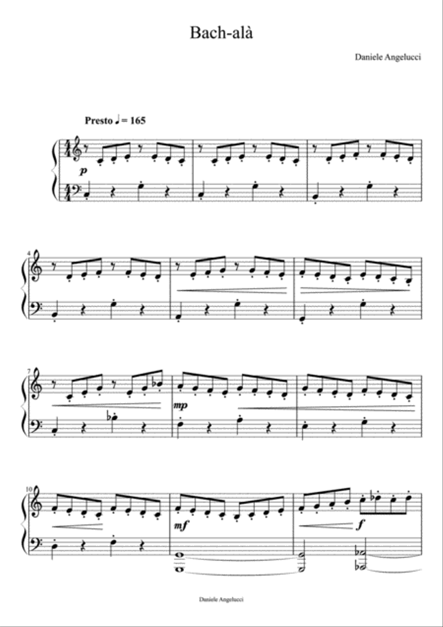 BACH-ALA' BACH-ALA' Piano Method scores gallery preview page 2