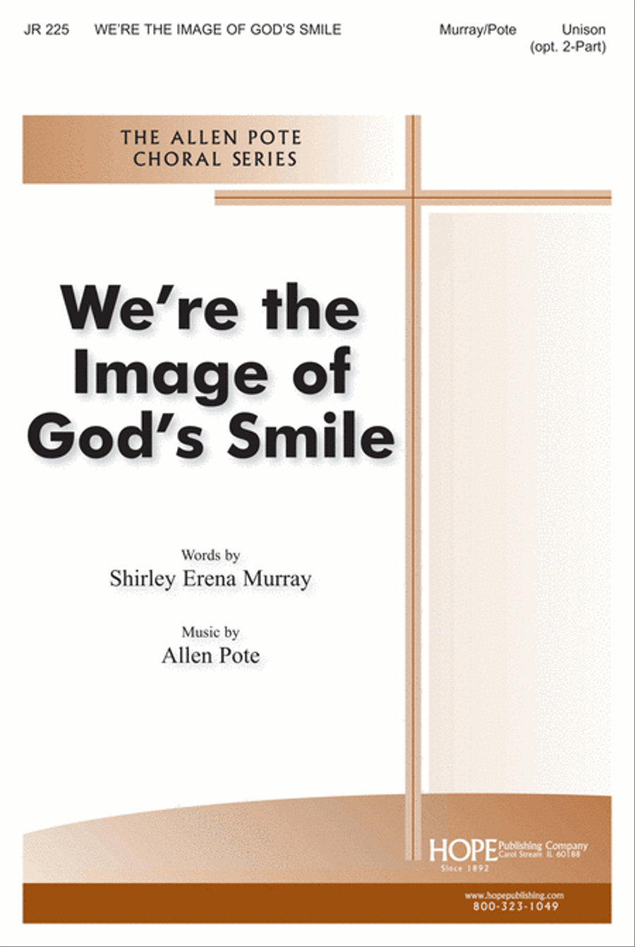 We're the Image of God's Smile Unison Choir scores gallery preview page 1