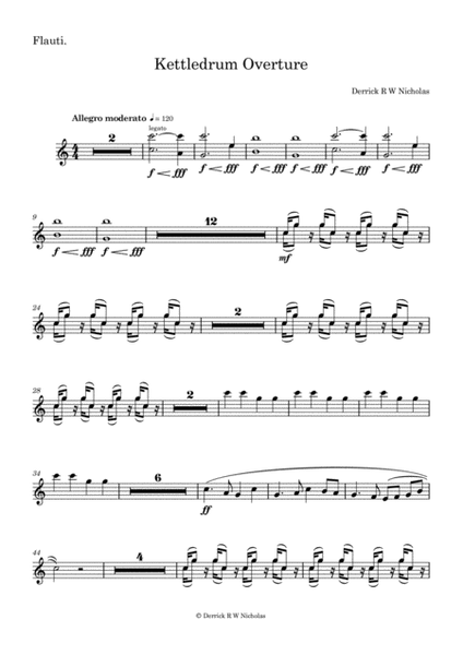 Kettledrum Overture, Opus 2 - Flute image number null