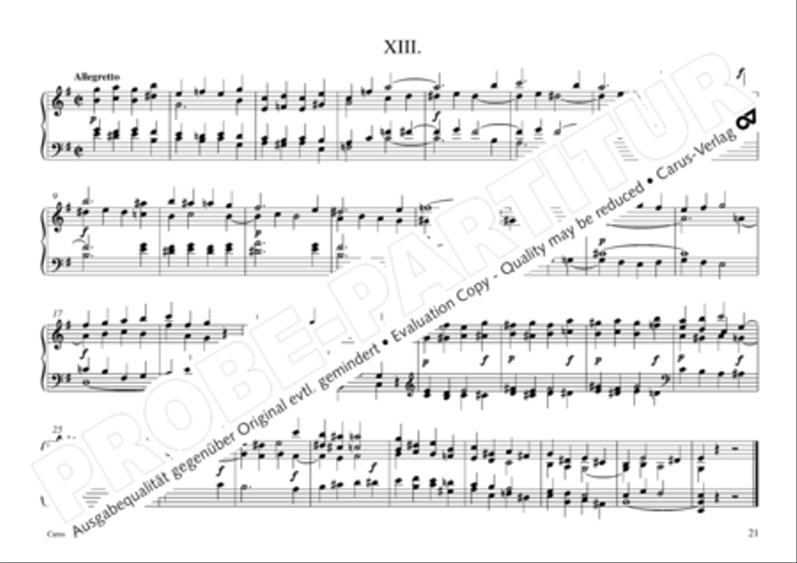 Vogler, 32 Preludes pour l' Orgue ou Pianoforte Piano scores gallery preview page 22