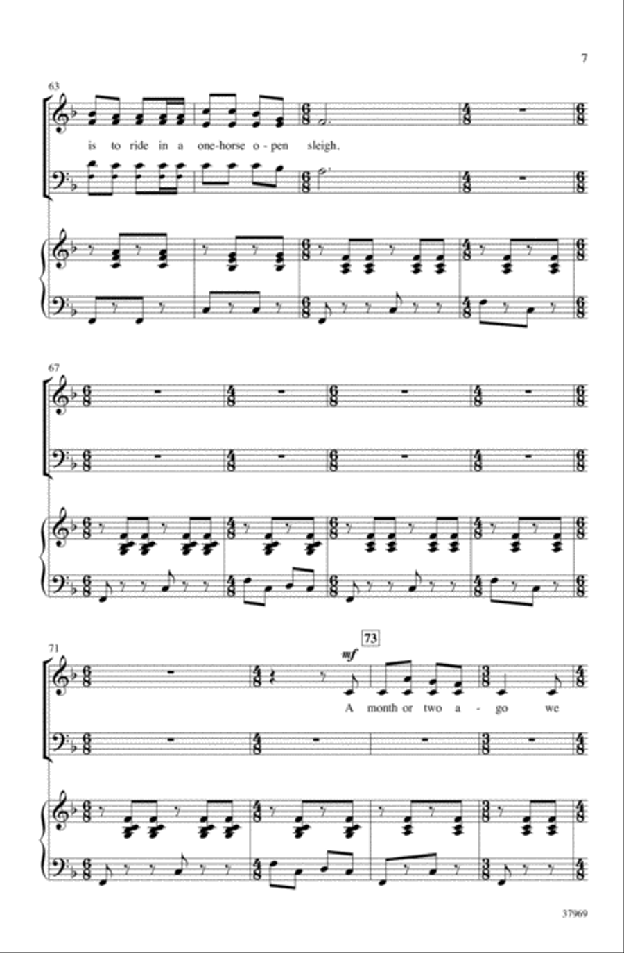 Jingle Bells (Sort Of) 3-Part scores gallery preview page 6