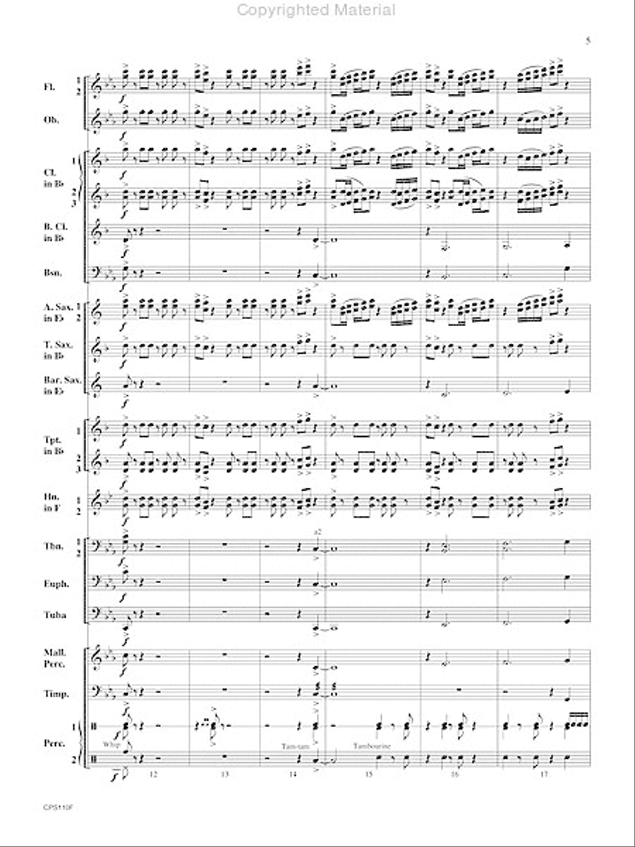 Mystic Portal Concert Band scores gallery preview page 6