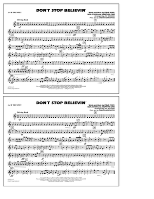 Book cover for Don't Stop Believin' - 2nd Bb Trumpet