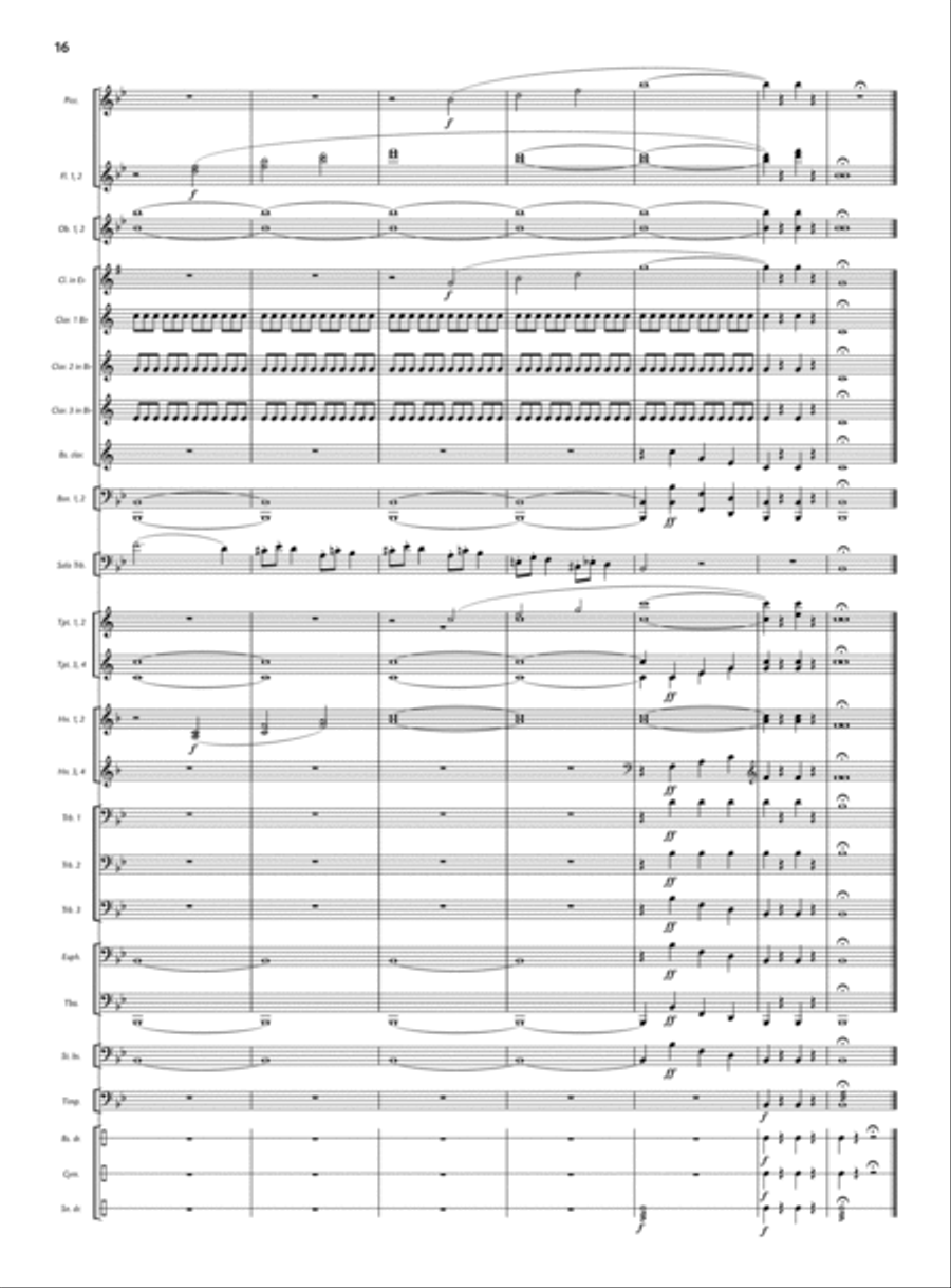 Concert for Trombone and Wind Ensemble Small Ensemble scores gallery preview page 9