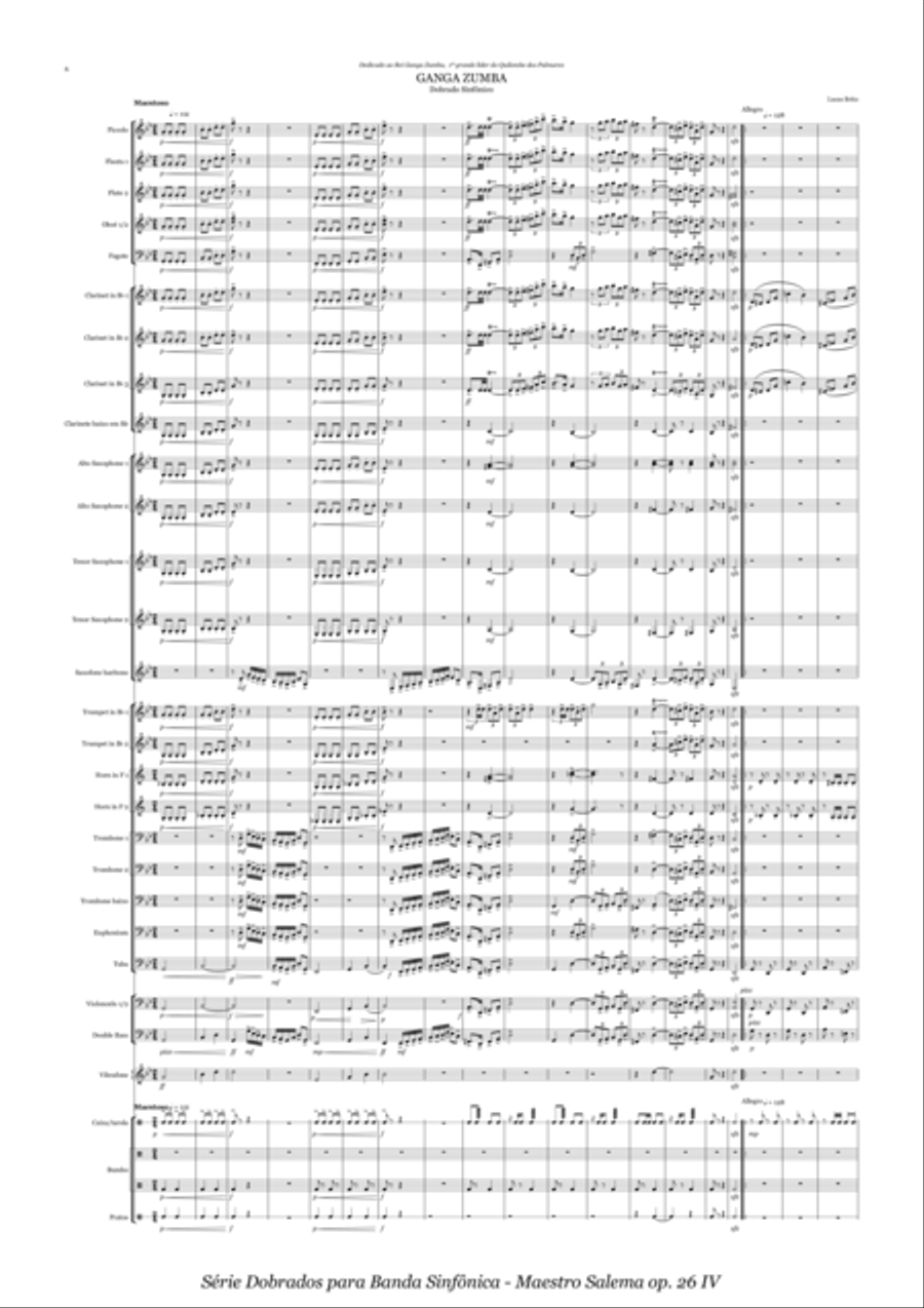 Ganga Zumba Ganga Zumba Concert Band scores gallery preview page 6