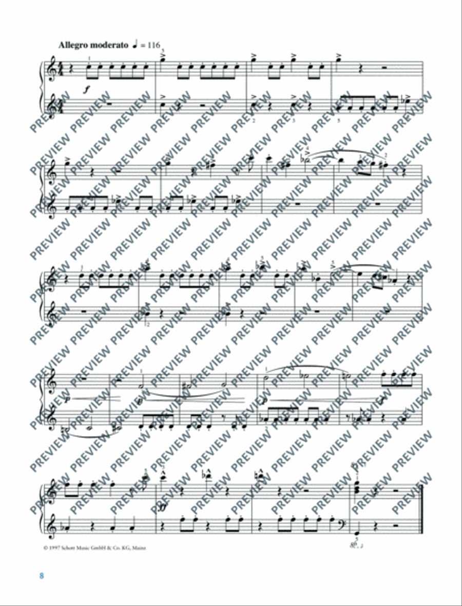The Carnival of the Animals Piano Solo scores gallery preview page 9