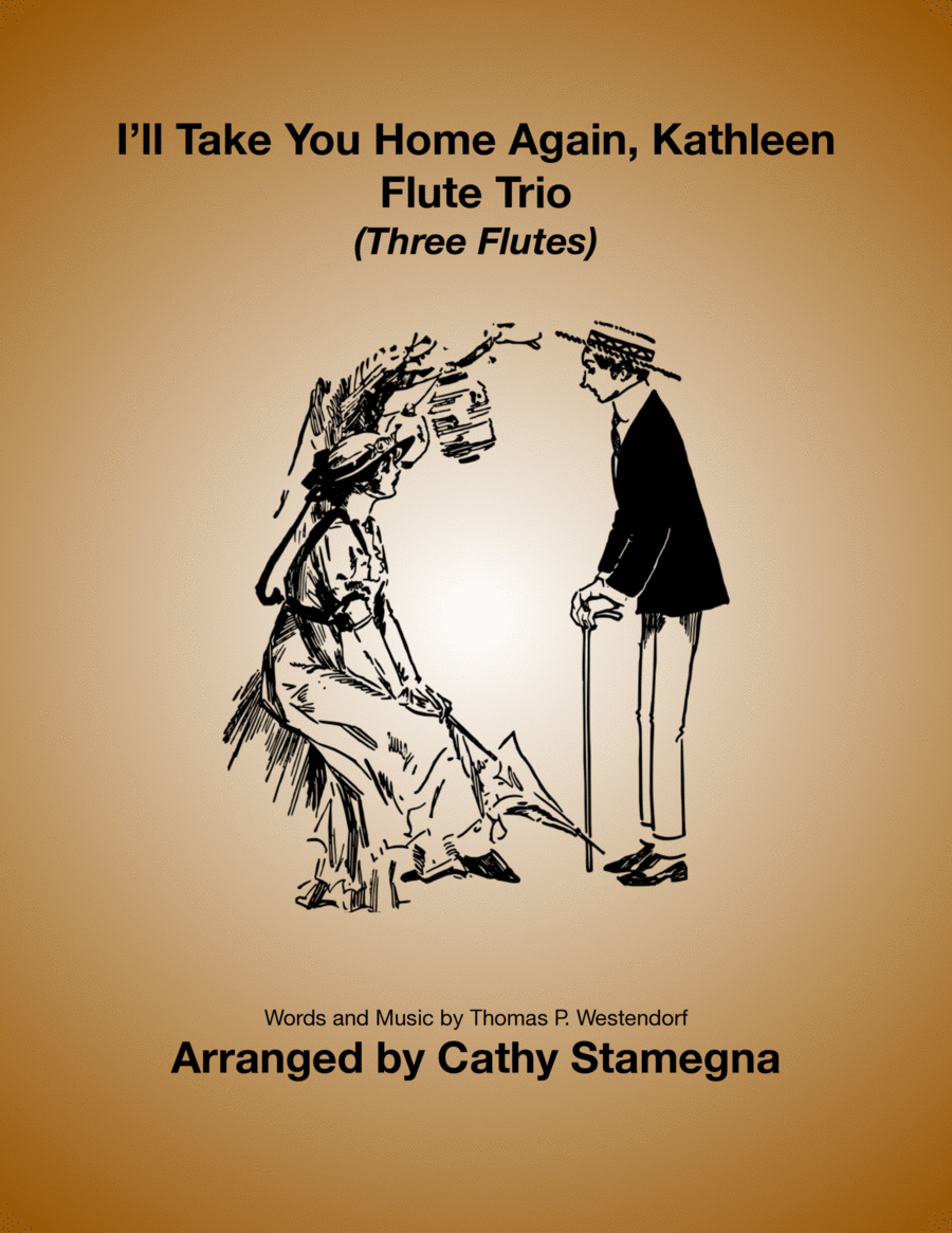 I’ll Take You Home Again, Kathleen (Flute Trio) Flute Trio scores gallery preview page 1