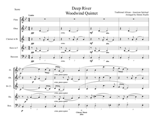 Deep River - Woodwind Quintet - Intermediate