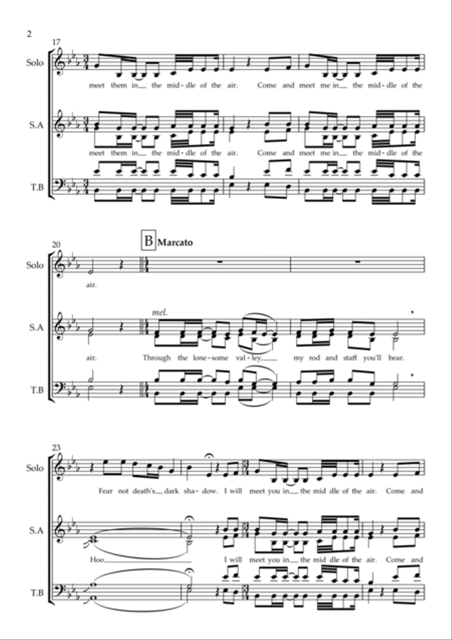 Meet Me In The Middle Of The Air 4-Part scores gallery preview page 2
