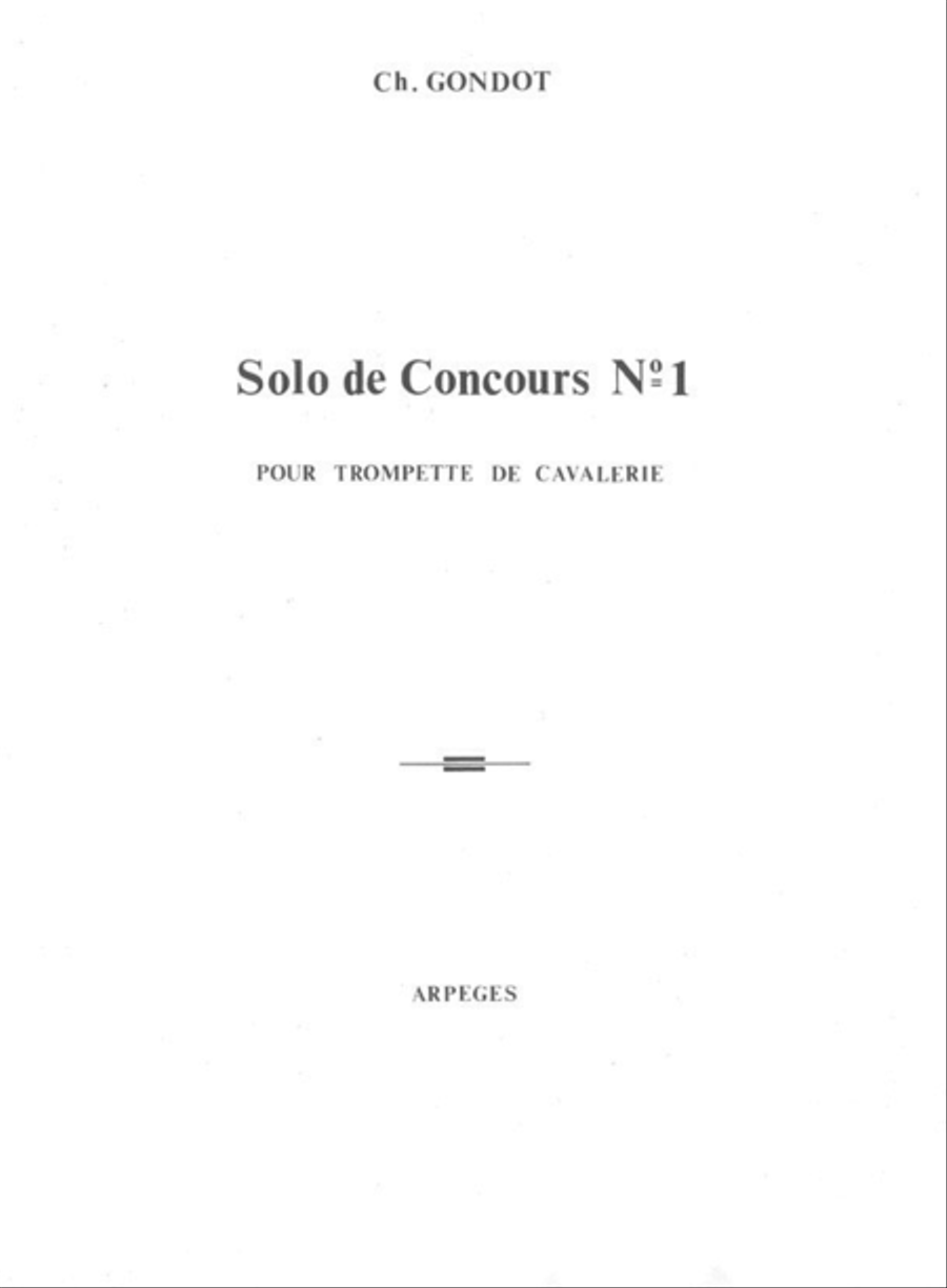 Solo De Concours Bugle scores gallery preview page 1