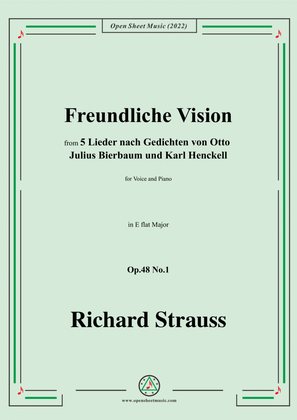Richard Strauss-Freundliche Vision,in E flat Major