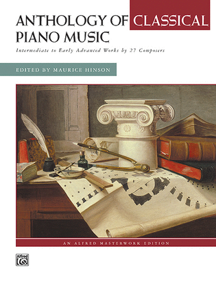 Book cover for Anthology of Classical Piano Music