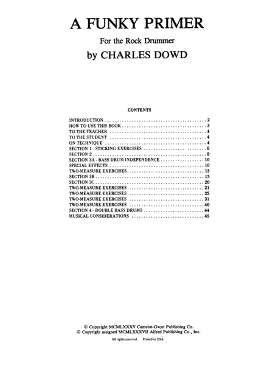 A Funky Primer for the Rock Drummer