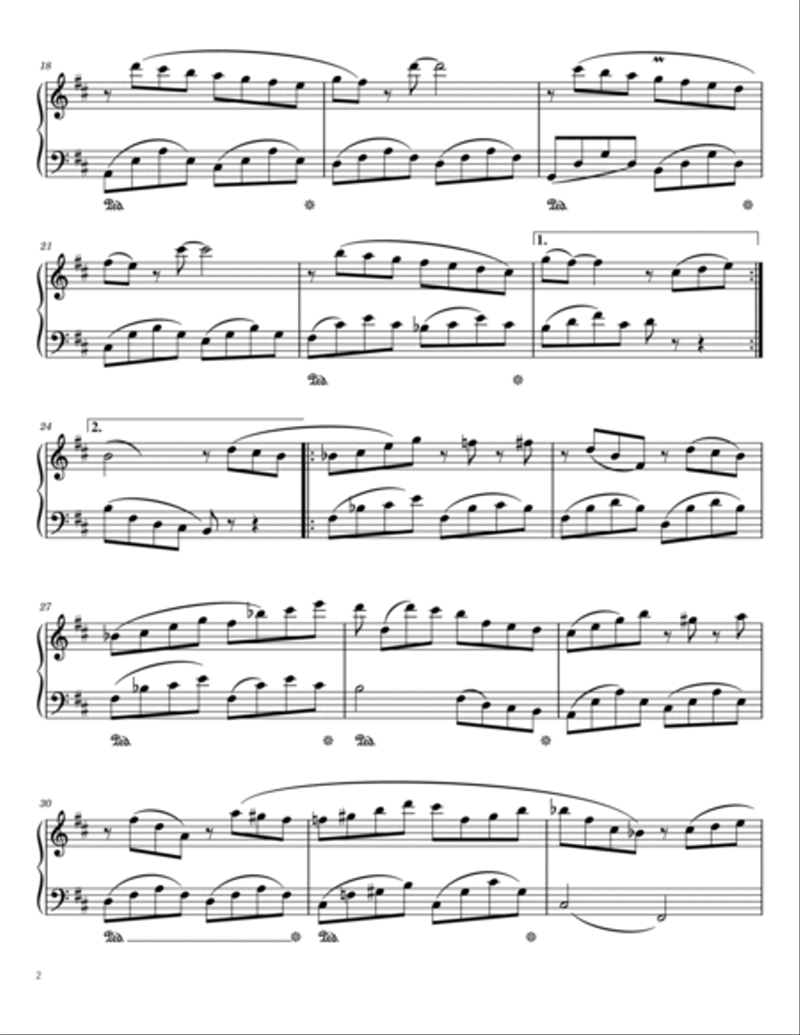 Toccata Piano Solo scores gallery preview page 2