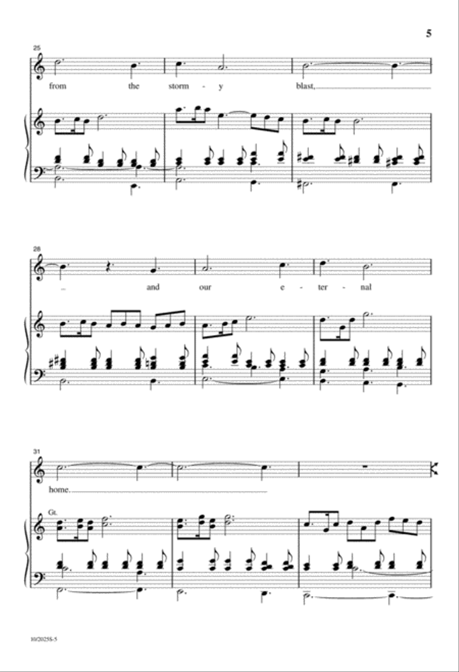 Our God, Our Help in Ages Past 4-Part scores gallery preview page 5
