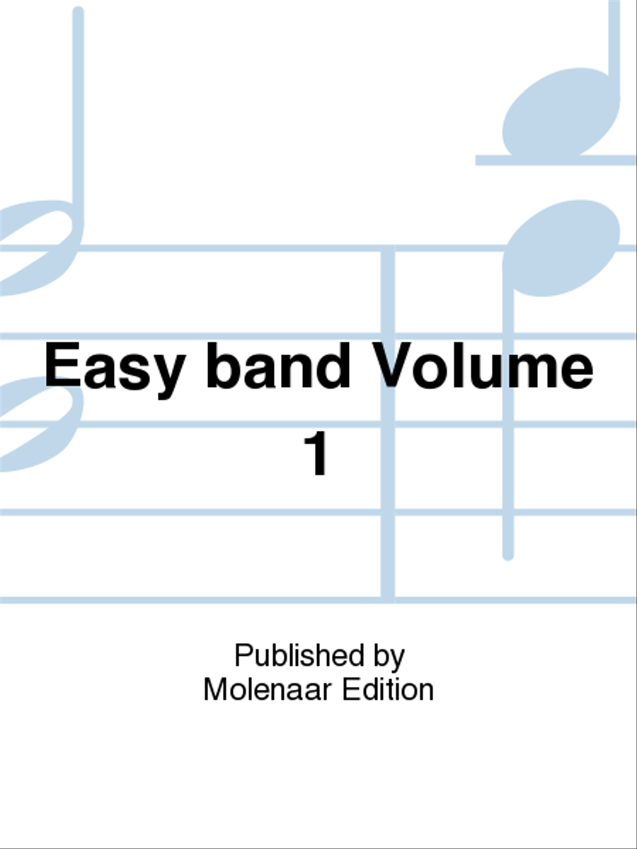 Easy band Volume 1 Brass Band scores gallery preview page 1