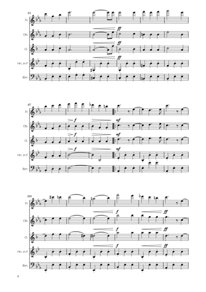 Dmitri Shostakovich - Second Waltz - Woodwind Quintet image number null