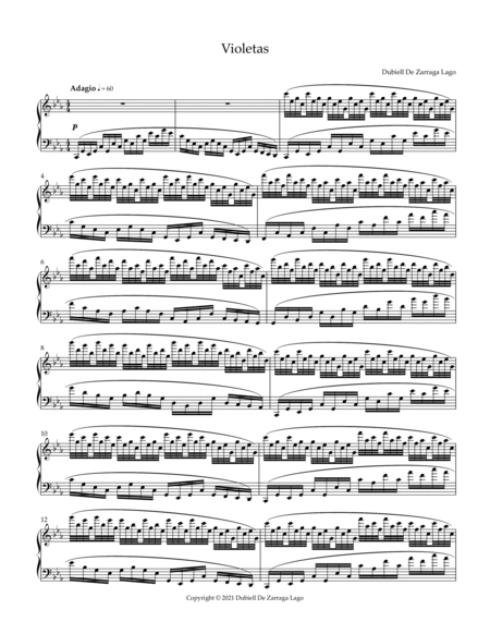 Violetas Op.150