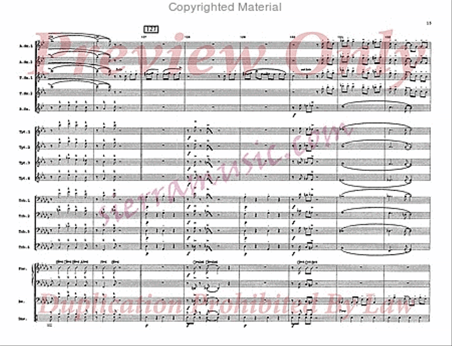Shadrack Big Band scores gallery preview page 16