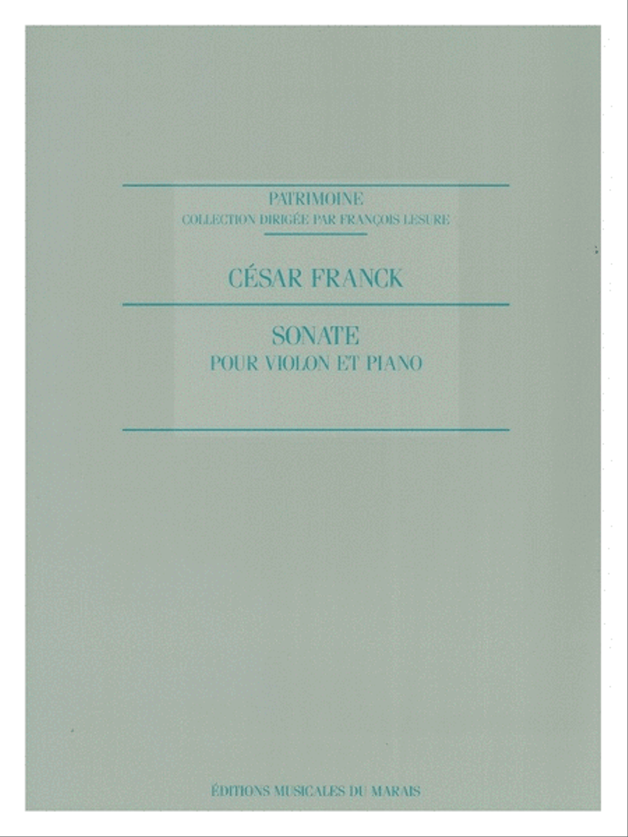 Sonate (marais Edition) (violin & Piano)
